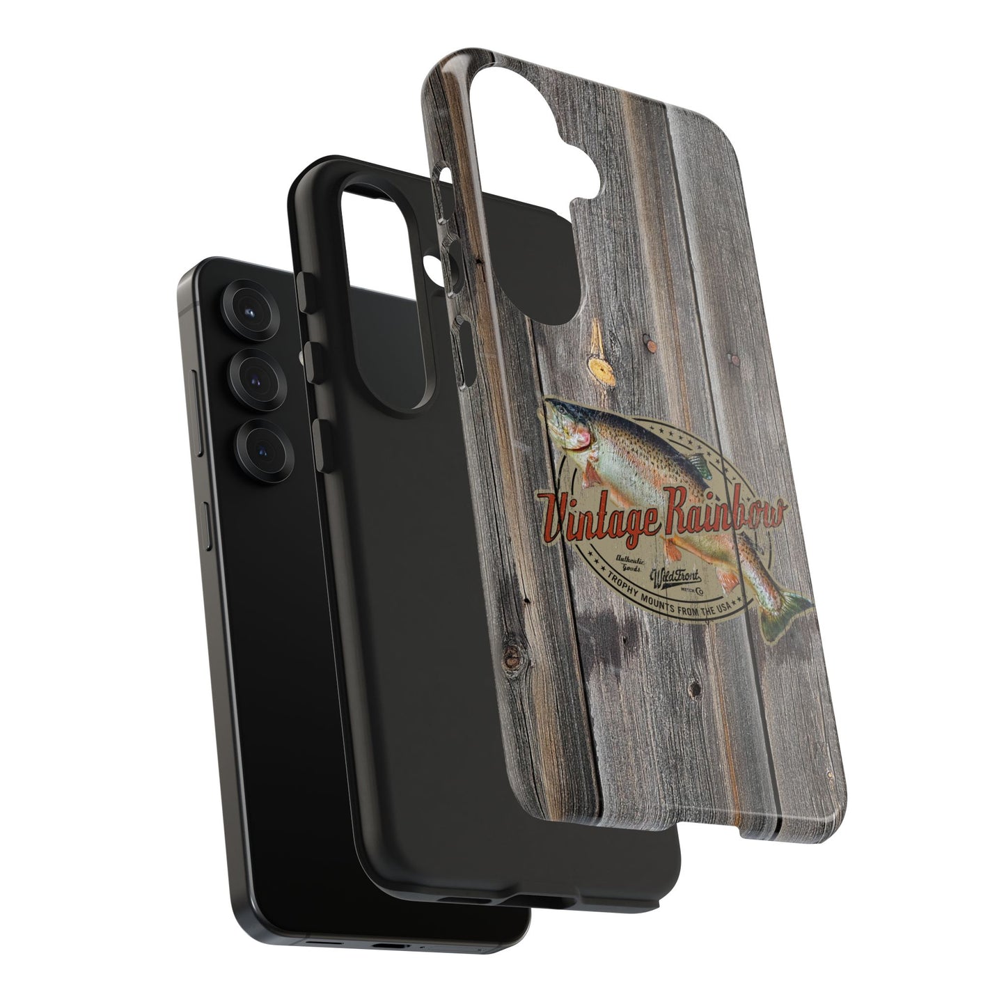 Vintage Rainbow Trout Tough Phone Cases