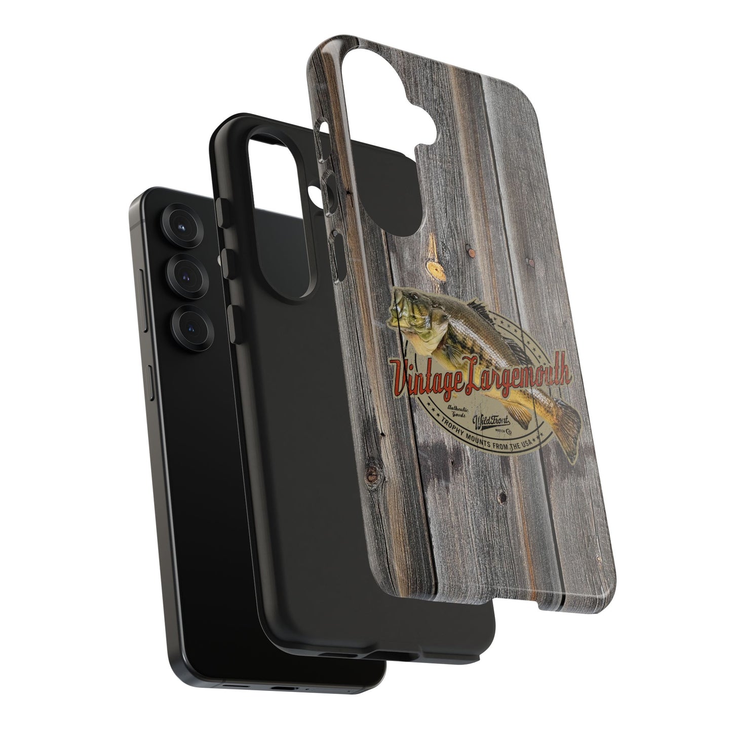 Vintage Largemouth Bass Tough Phone Cases