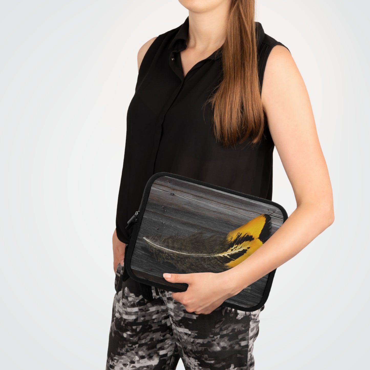 Pheasant Feather Laptop Sleeve