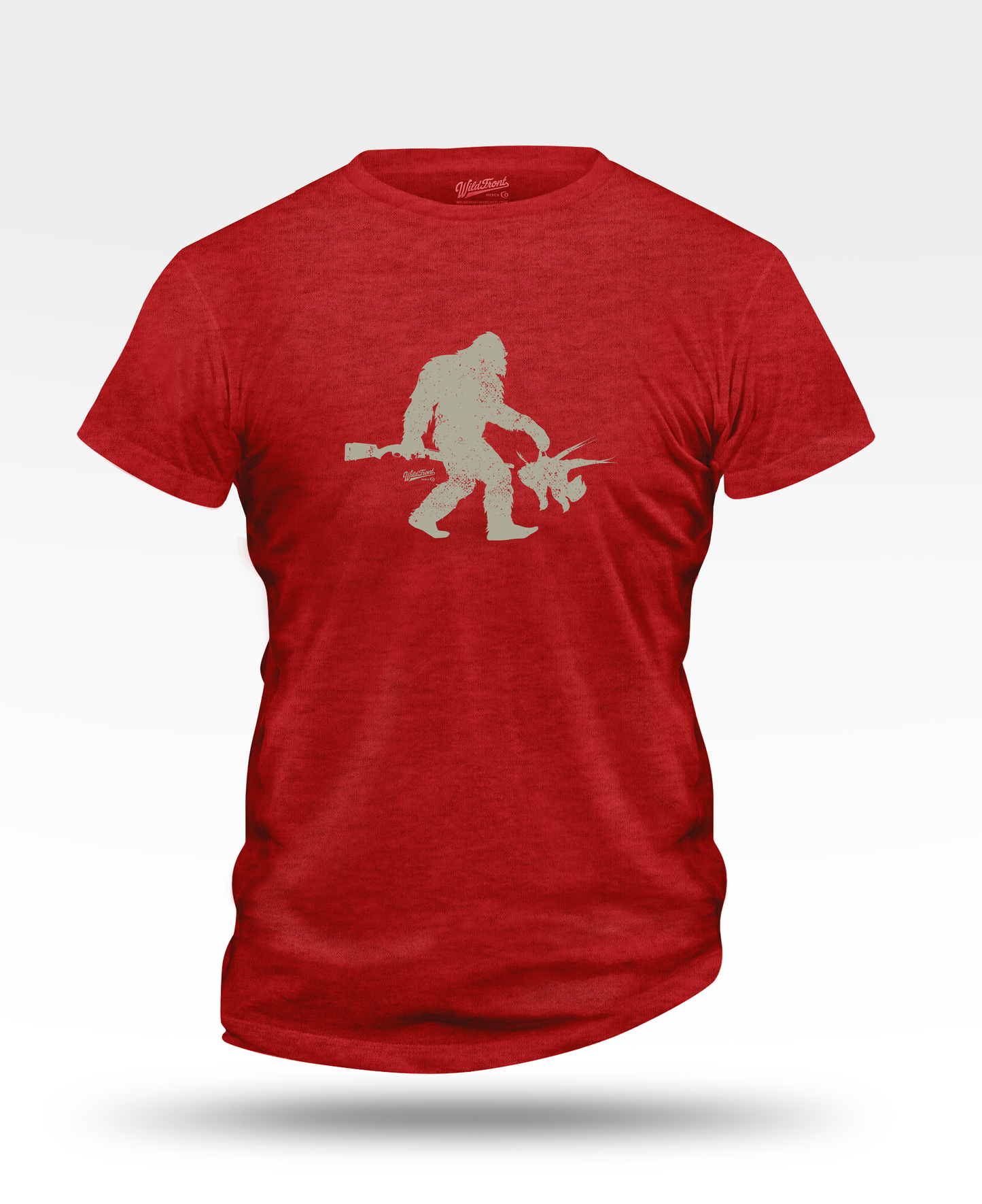 Bigfoot With Pheasants Women's T-Shirt