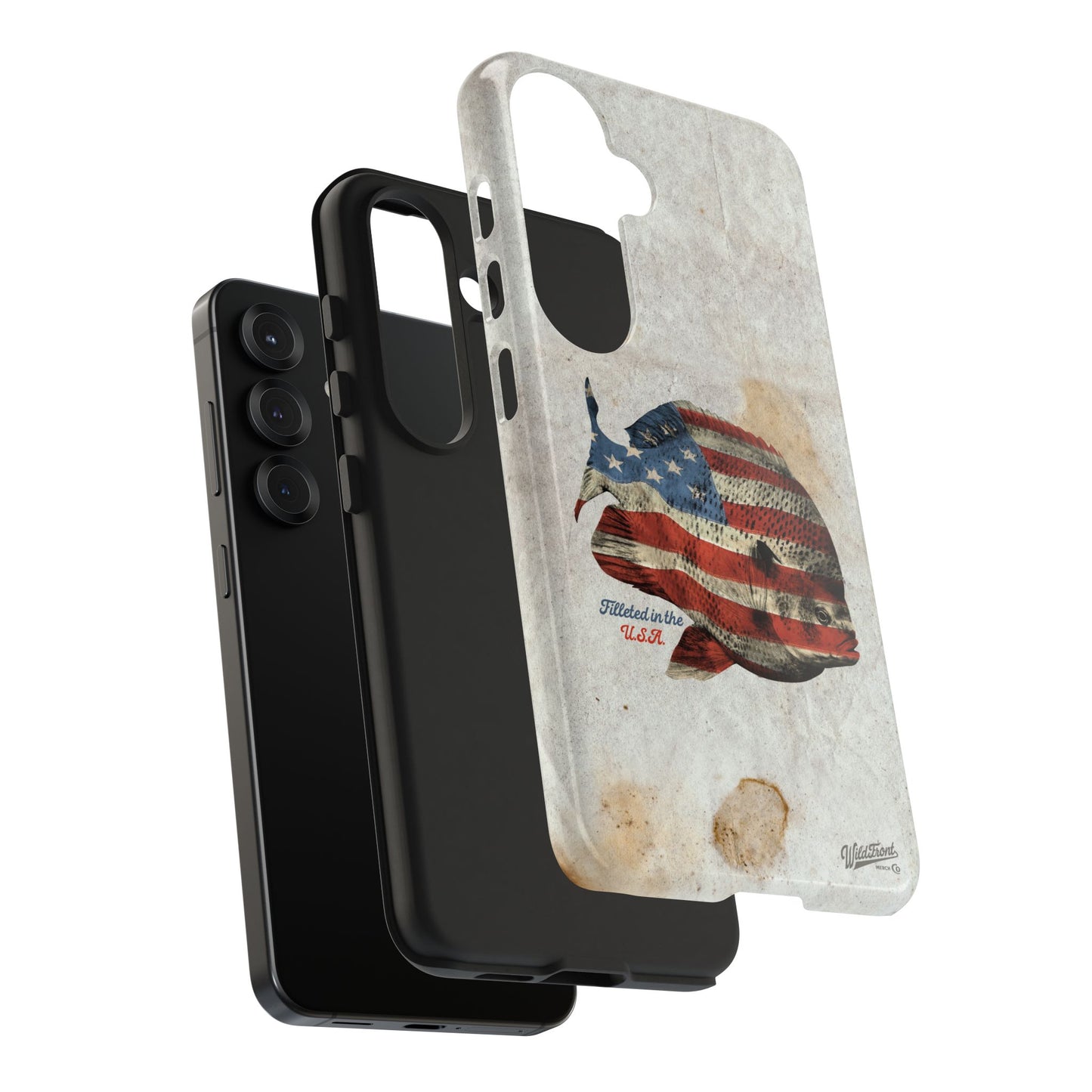 Bluegill Filleted In The USA Tough Phone Cases