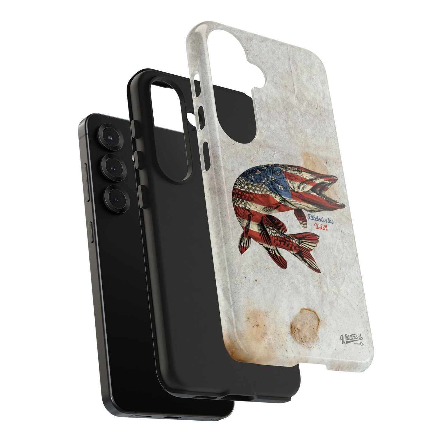 Northern Pike Filleted In The USA Tough Phone Cases