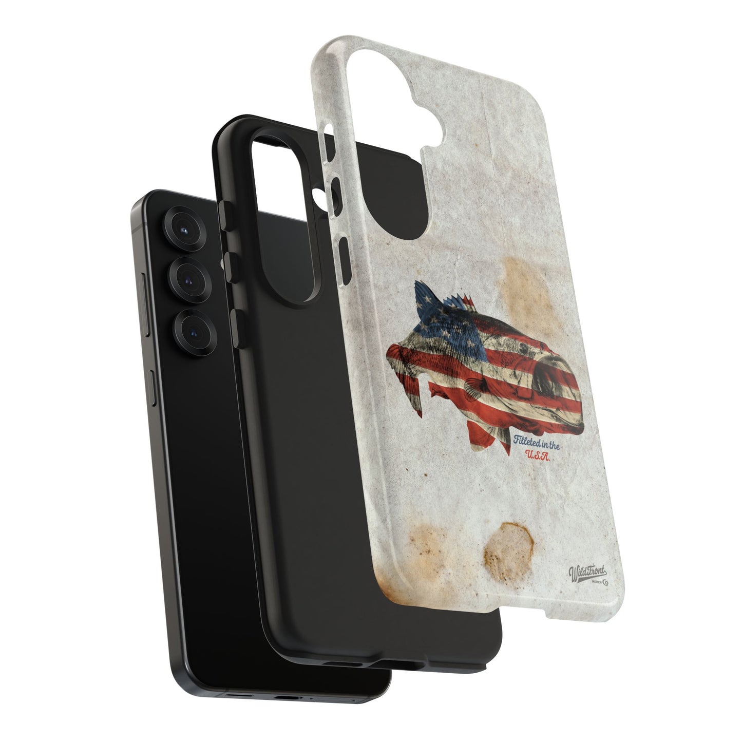 Largemouth Bass Filleted In The USA Tough Phone Cases
