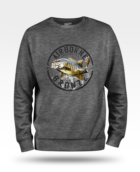 Airborne Bronze - Smallmouth Bass Sweatshirt