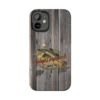 Vintage Largemouth Bass Tough Phone Cases
