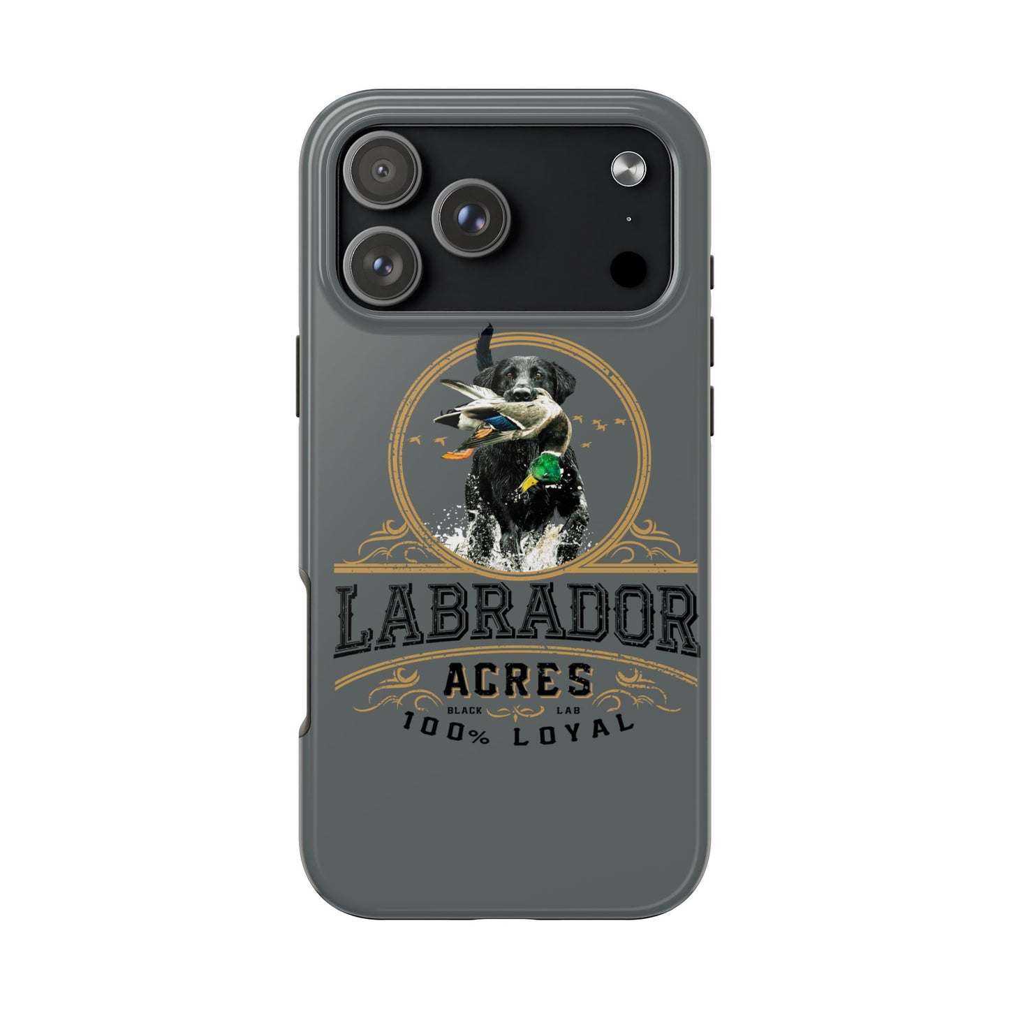Labrador Acres Black Phone Case