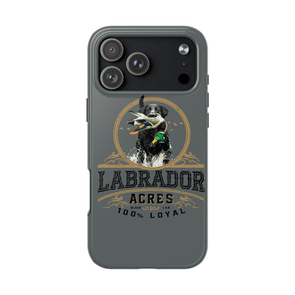 Labrador Acres Black Phone Case