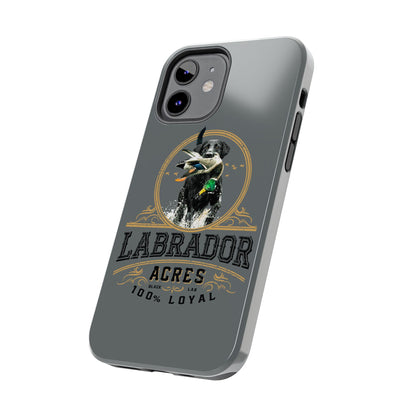 Labrador Acres Black Phone Case