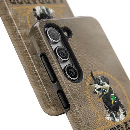 Black labrador-Tough Phone Cases