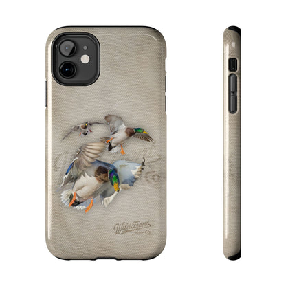 Mallards Flying-Tough Phone Case