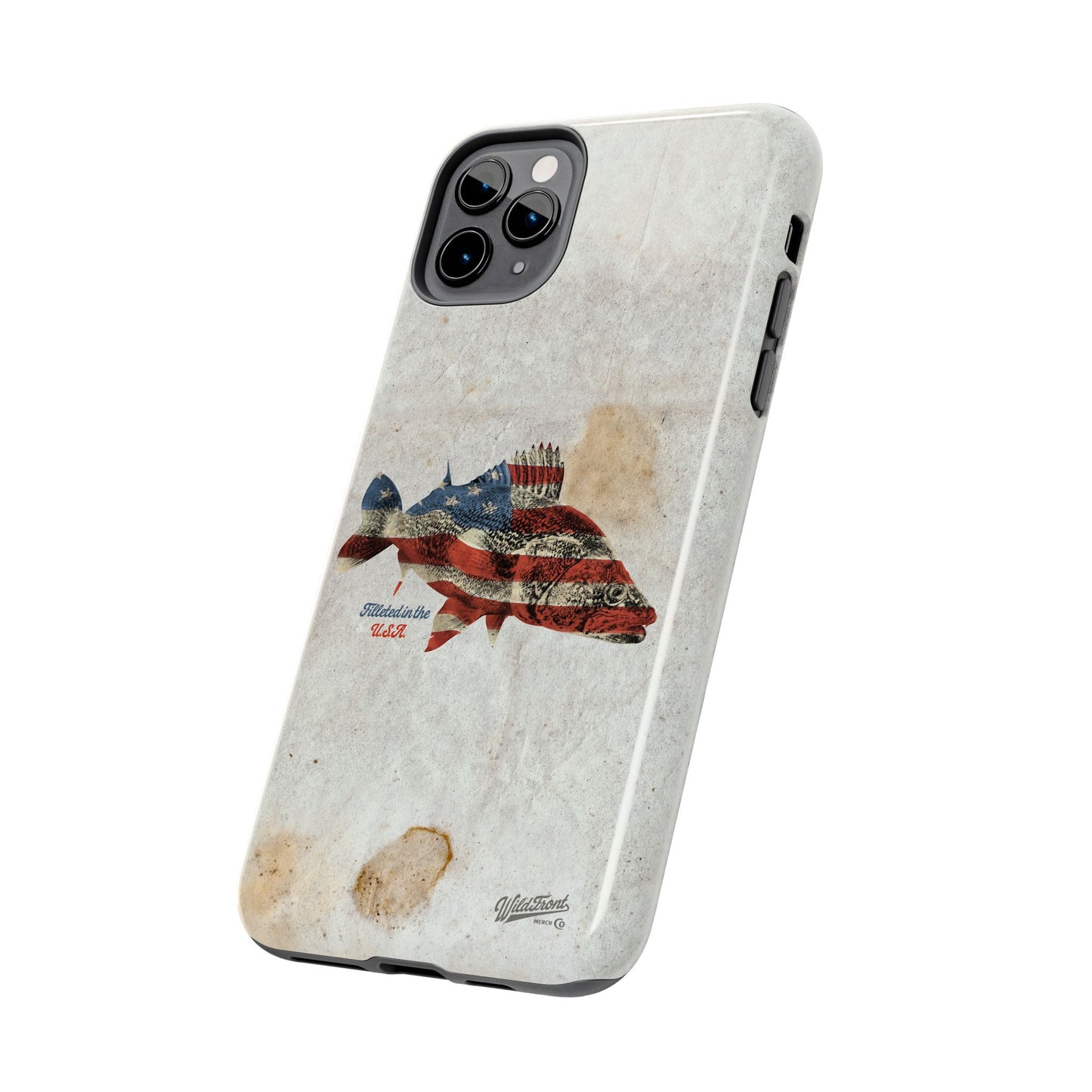 Walleye Filleted In The USA Tough Phone Cases