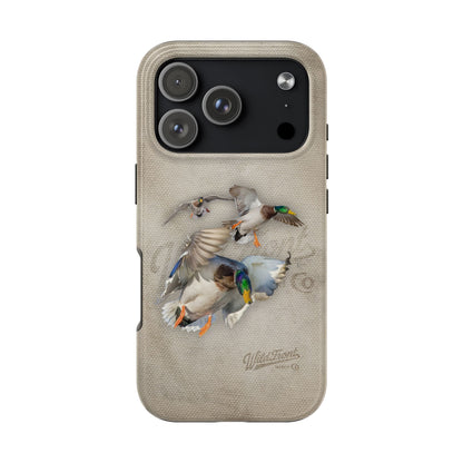 Mallards Flying-Tough Phone Case