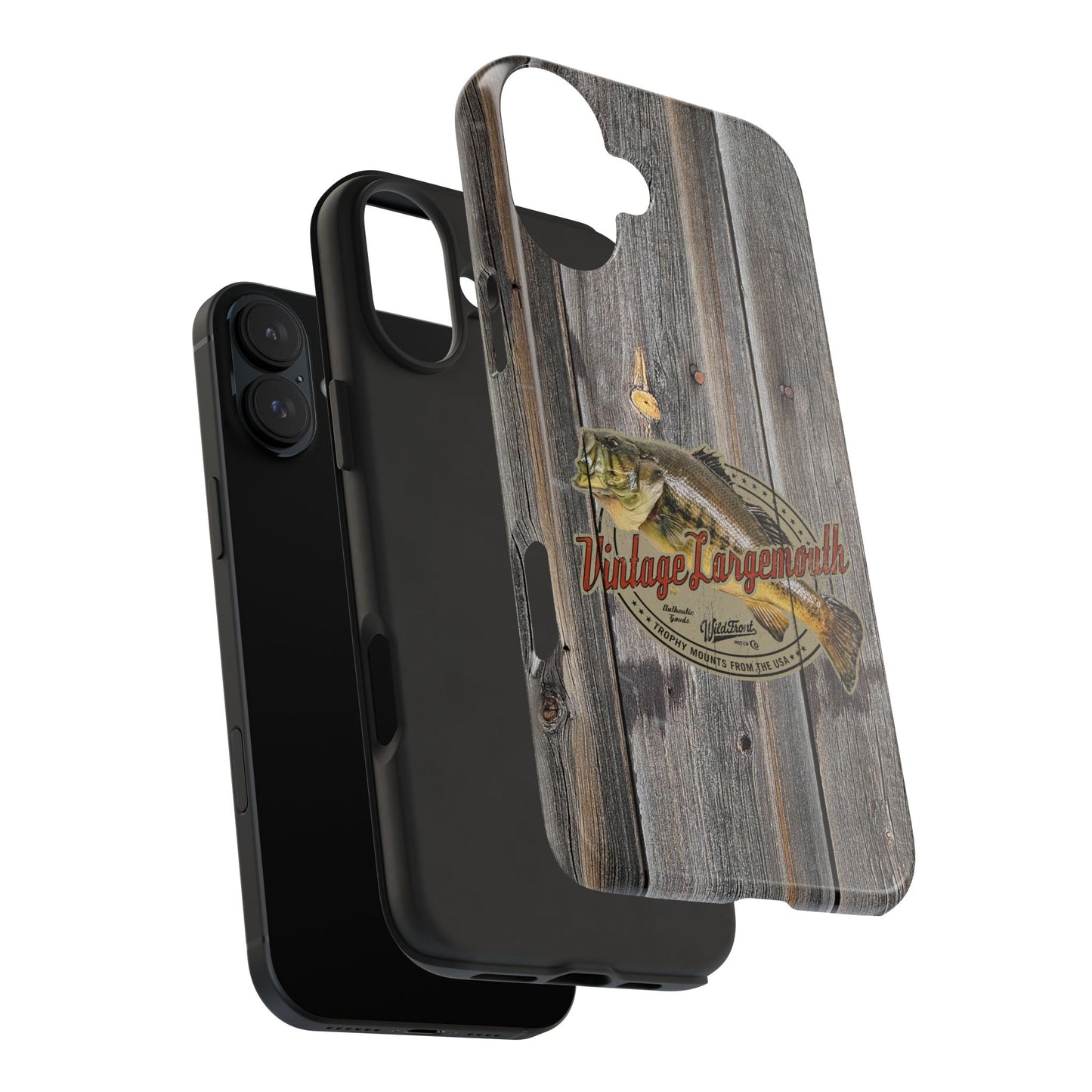 Vintage Largemouth Bass Tough Phone Cases