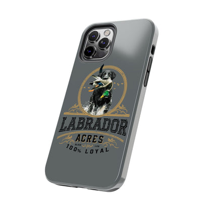 Labrador Acres Black Phone Case