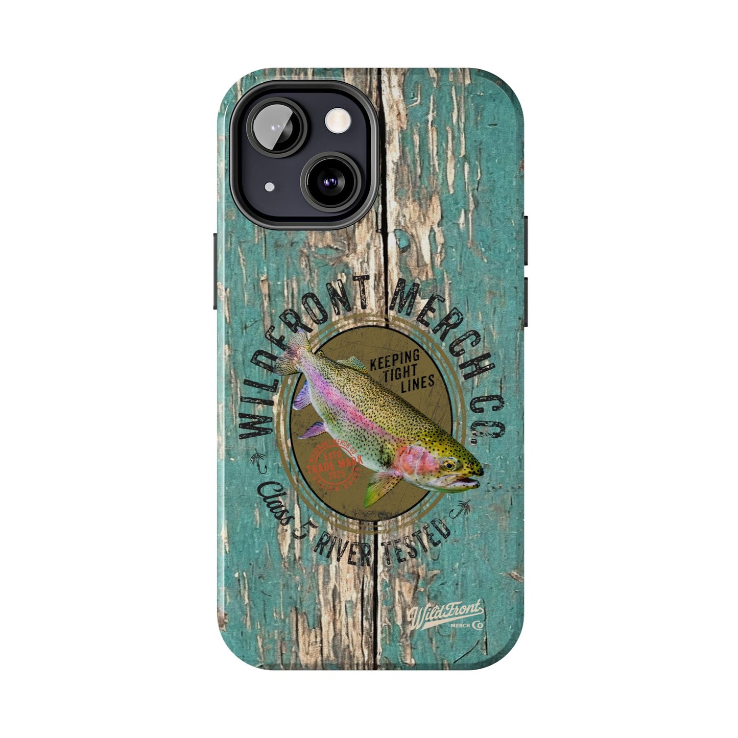 Vintage Rainbow Trout-Tough Phone Case