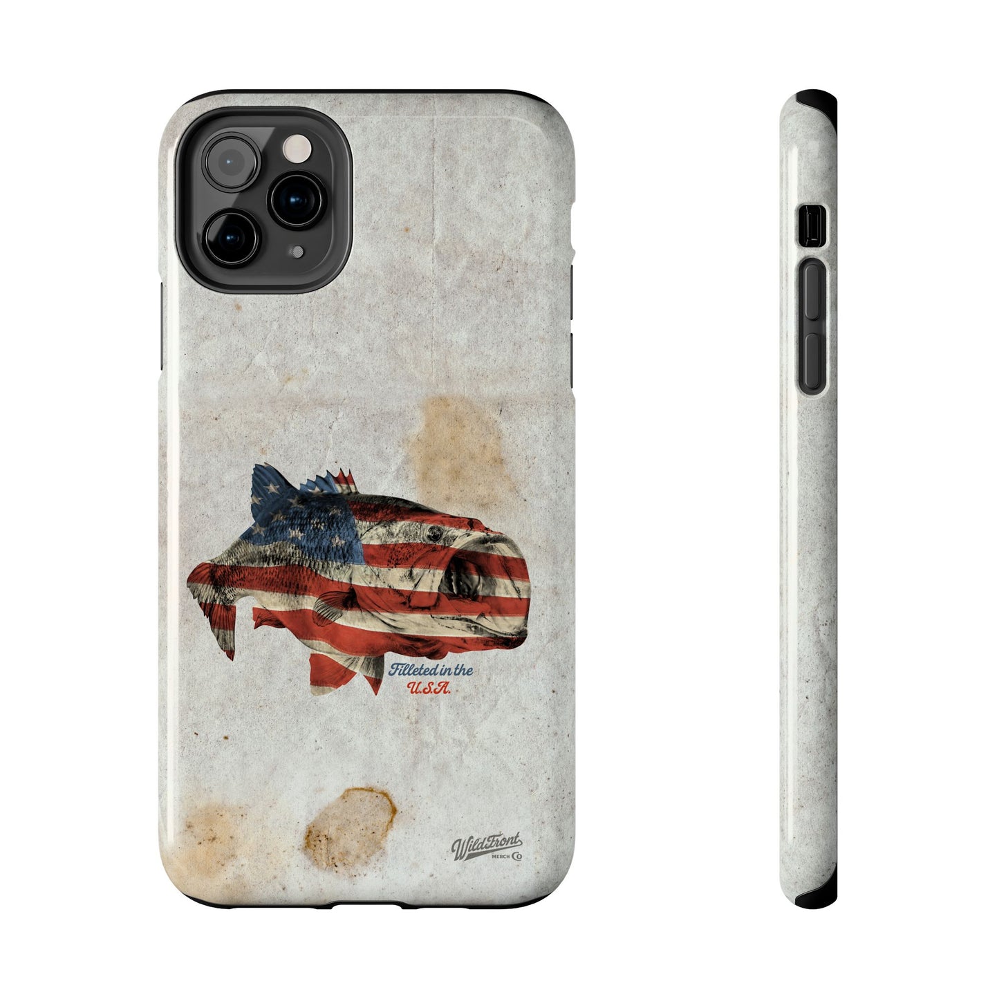 Largemouth Bass Filleted In The USA Tough Phone Cases