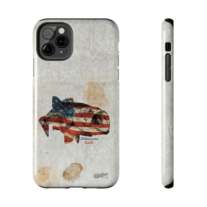 Largemouth Bass Filleted In The USA Tough Phone Cases