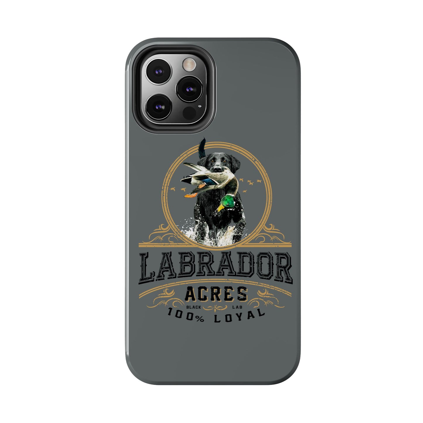 Labrador Acres Black Phone Case