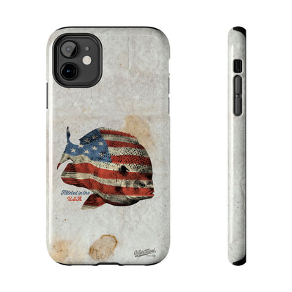 Bluegill Filleted In The USA Tough Phone Cases