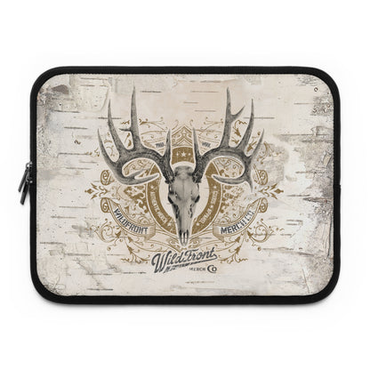 Whitetail Skull Laptop Sleeve