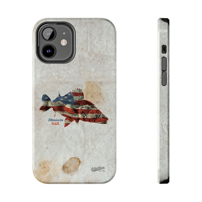 Walleye Filleted In The USA Tough Phone Cases