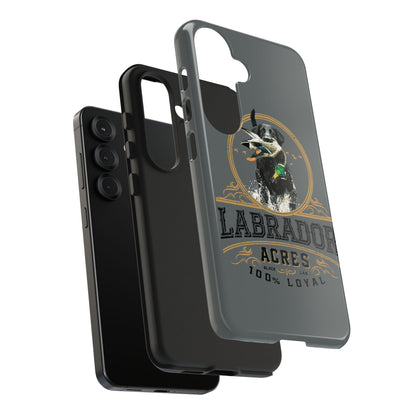 Labrador Acres Black Phone Case