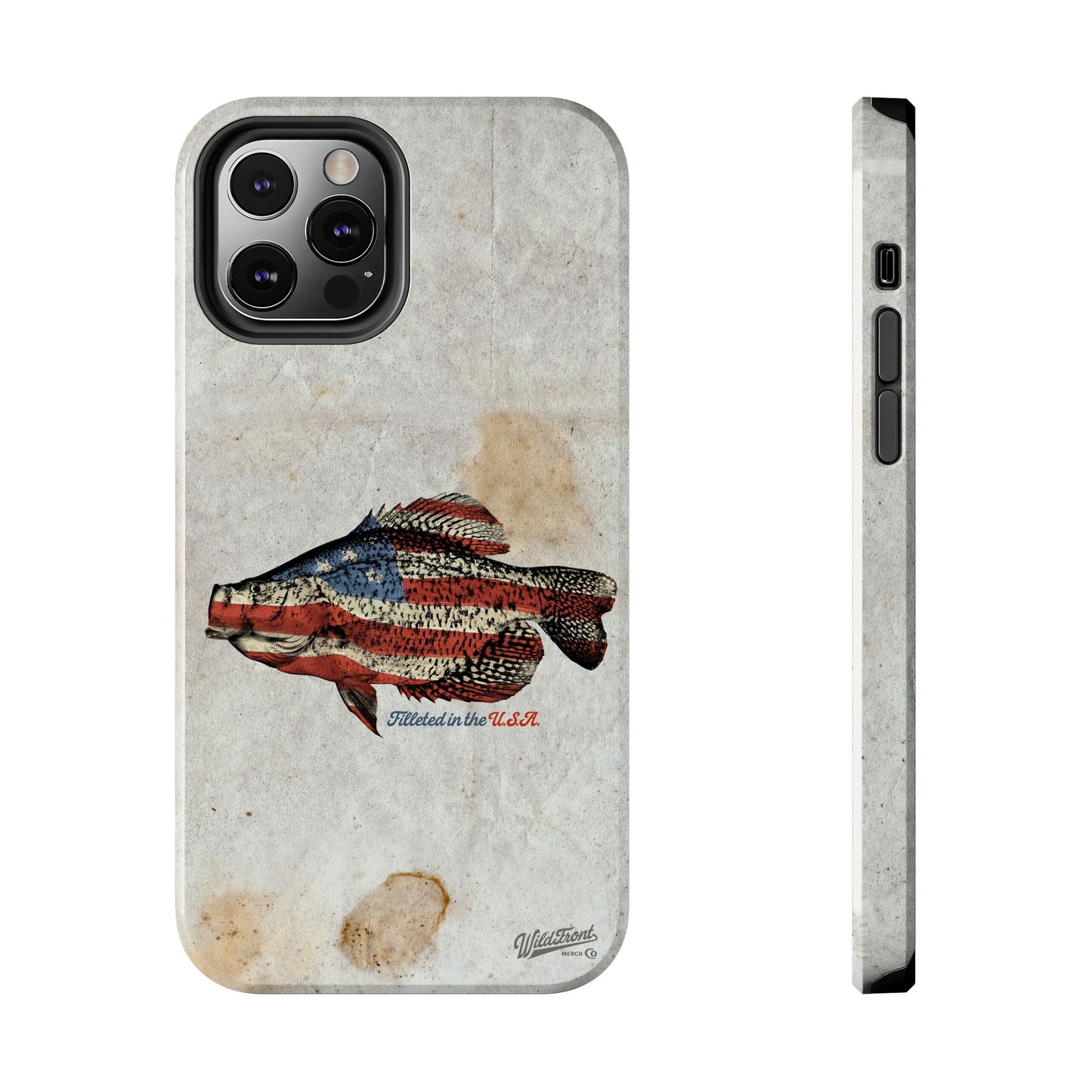 Crappie Filleted In The USA Tough Phone Cases