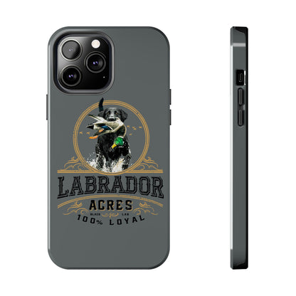 Labrador Acres Black Phone Case
