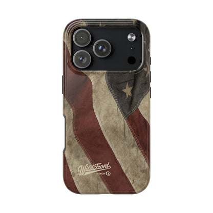 Vintage American Flag-Tough Phone Case