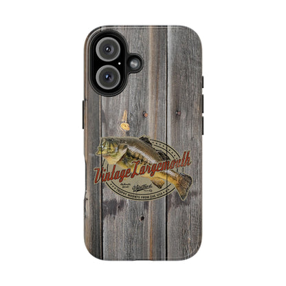 Vintage Largemouth Bass Tough Phone Cases