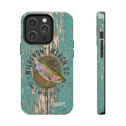 Vintage Rainbow Trout-Tough Phone Case