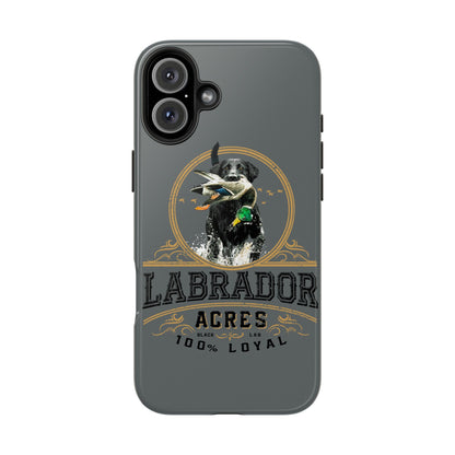 Labrador Acres Black Phone Case