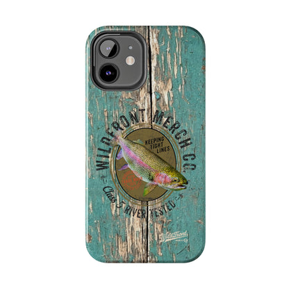 Vintage Rainbow Trout-Tough Phone Case
