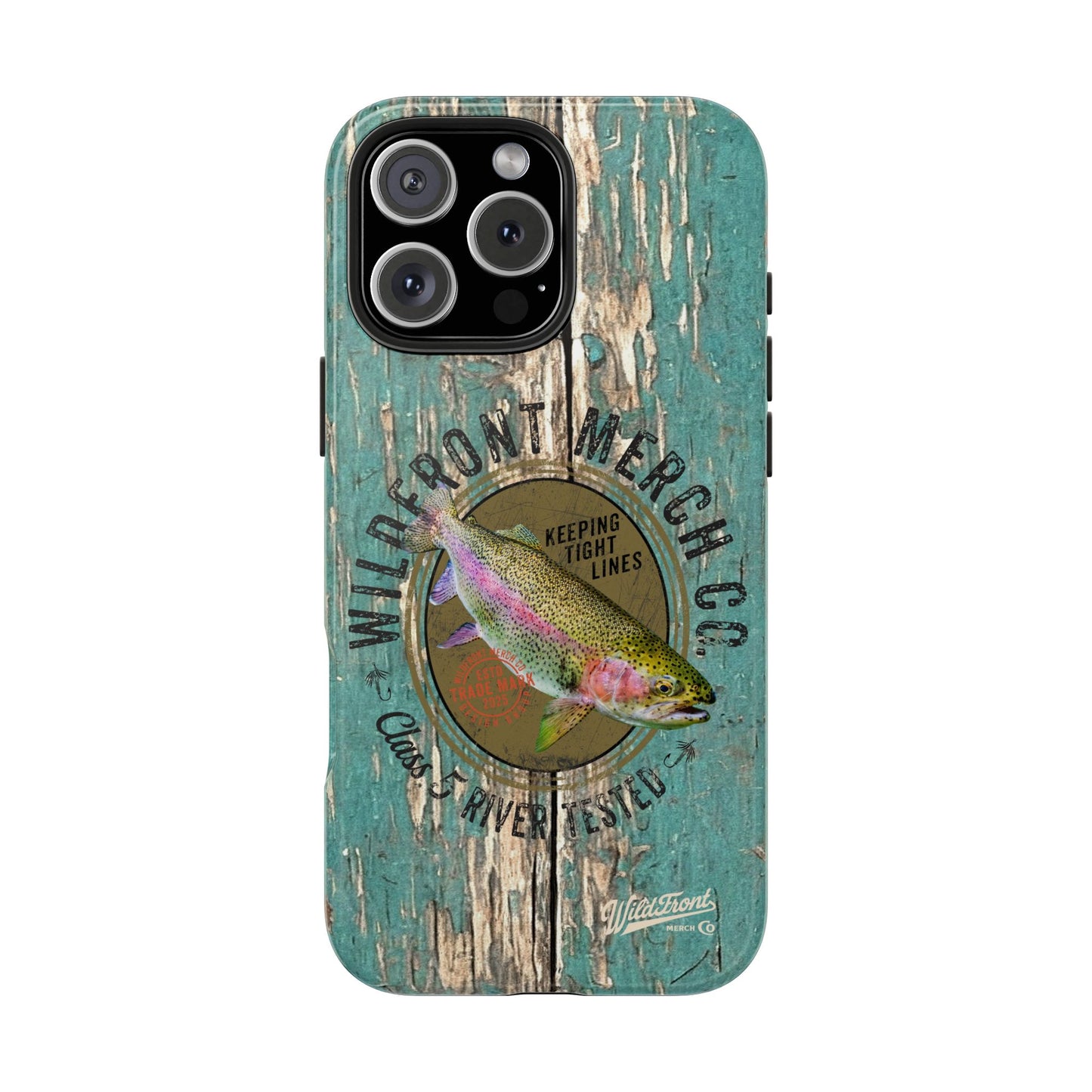 Vintage Rainbow Trout-Tough Phone Case