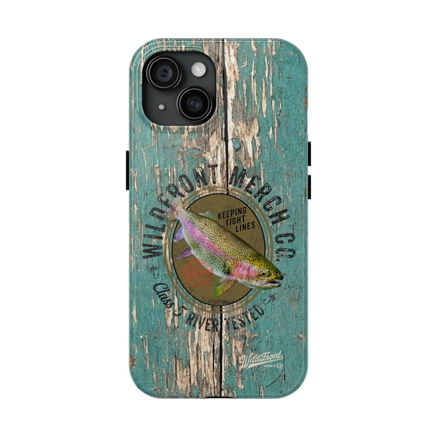 Vintage Rainbow Trout-Tough Phone Case