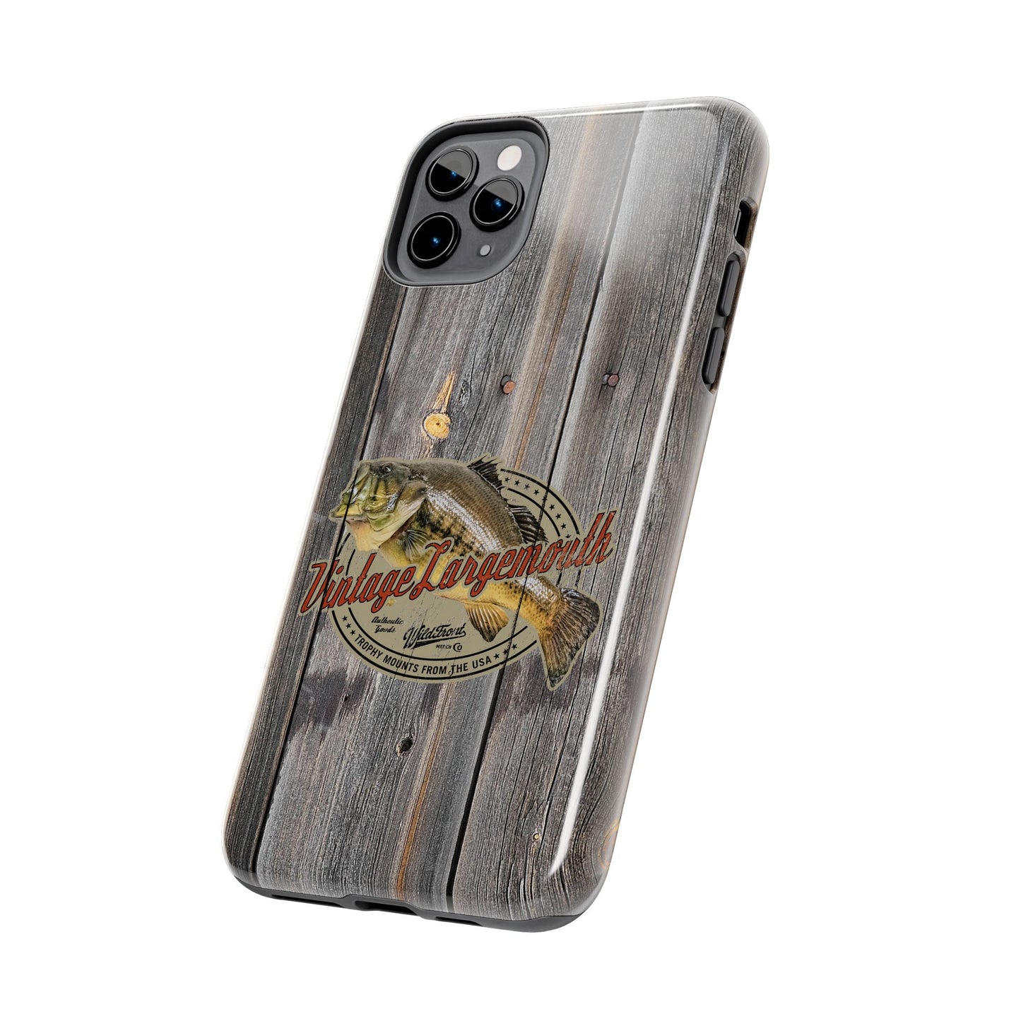 Vintage Largemouth Bass Tough Phone Cases