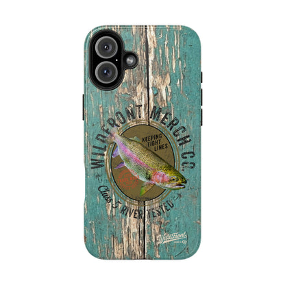 Vintage Rainbow Trout-Tough Phone Case