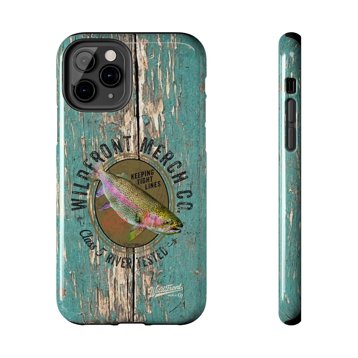 Vintage Rainbow Trout-Tough Phone Case