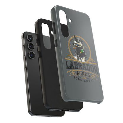 Labrador Acres Black Phone Case