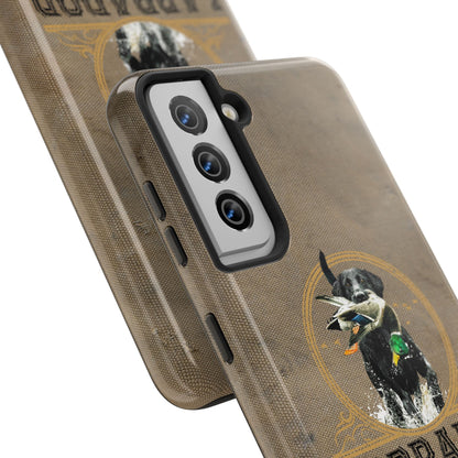 Black labrador-Tough Phone Cases