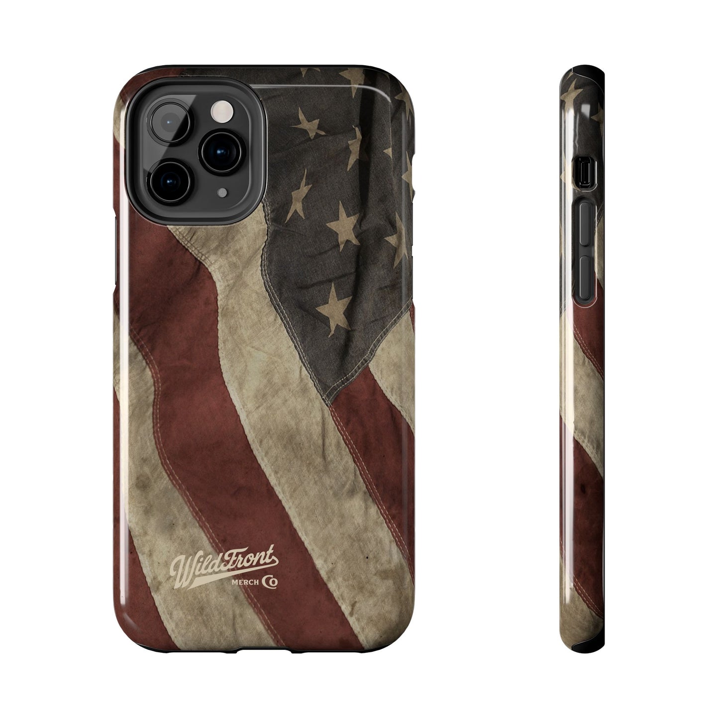 Vintage American Flag-Tough Phone Case