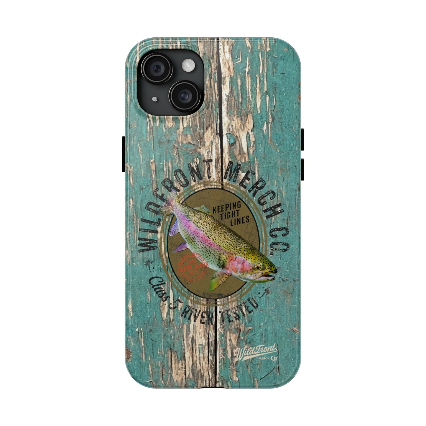 Vintage Rainbow Trout-Tough Phone Case