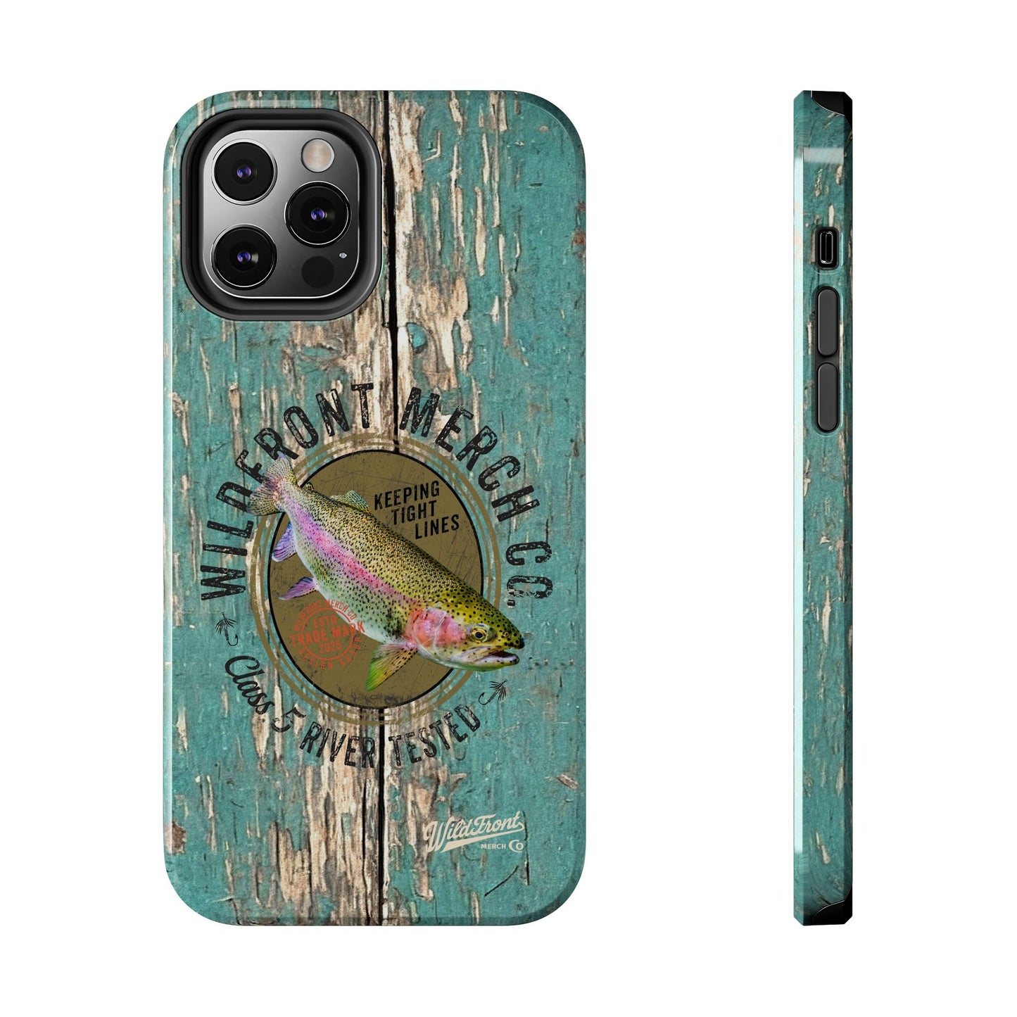 Vintage Rainbow Trout-Tough Phone Case