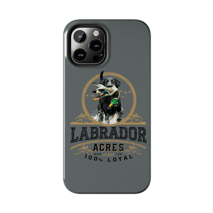 Labrador Acres Black Phone Case