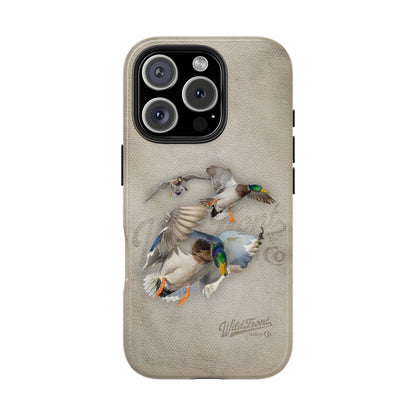 Mallards Flying-Tough Phone Case