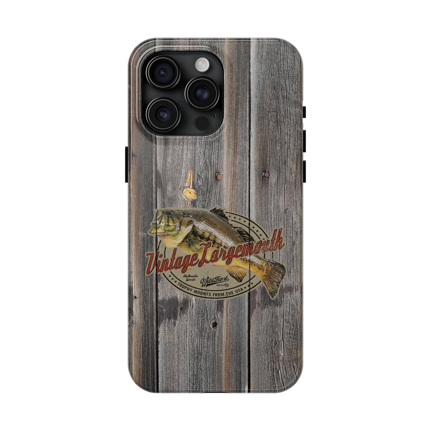Vintage Largemouth Bass Tough Phone Cases
