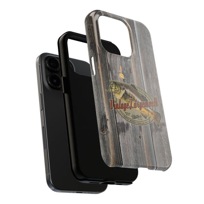 Vintage Largemouth Bass Tough Phone Cases