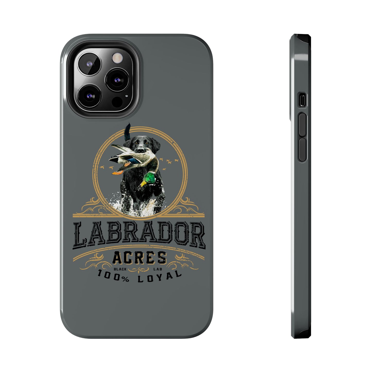 Labrador Acres Black Phone Case