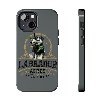 Labrador Acres Black Phone Case