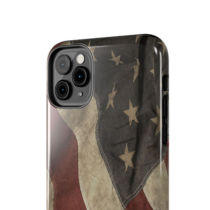 Vintage American Flag-Tough Phone Case